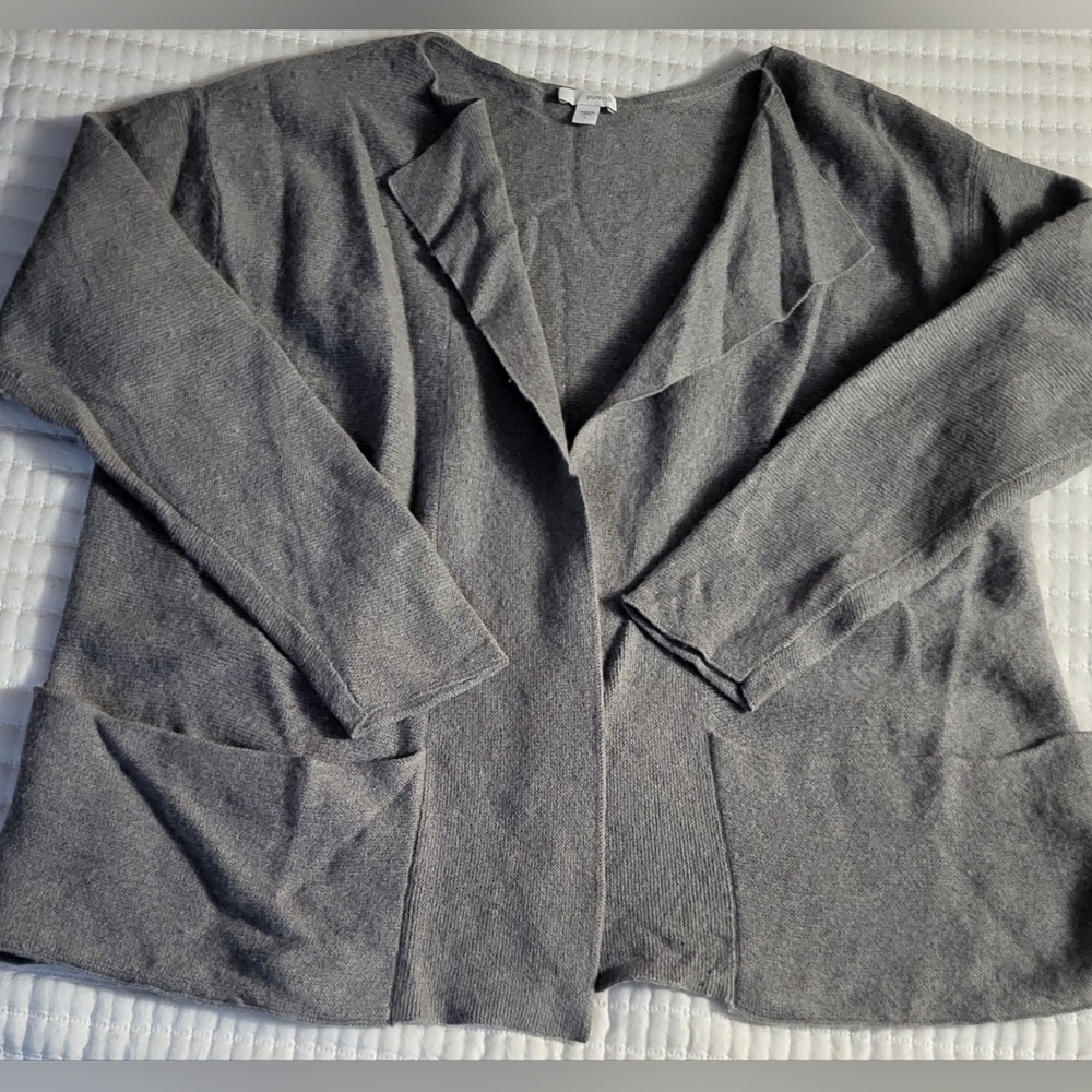Pure Jill by J Jill Women open Cardigan L